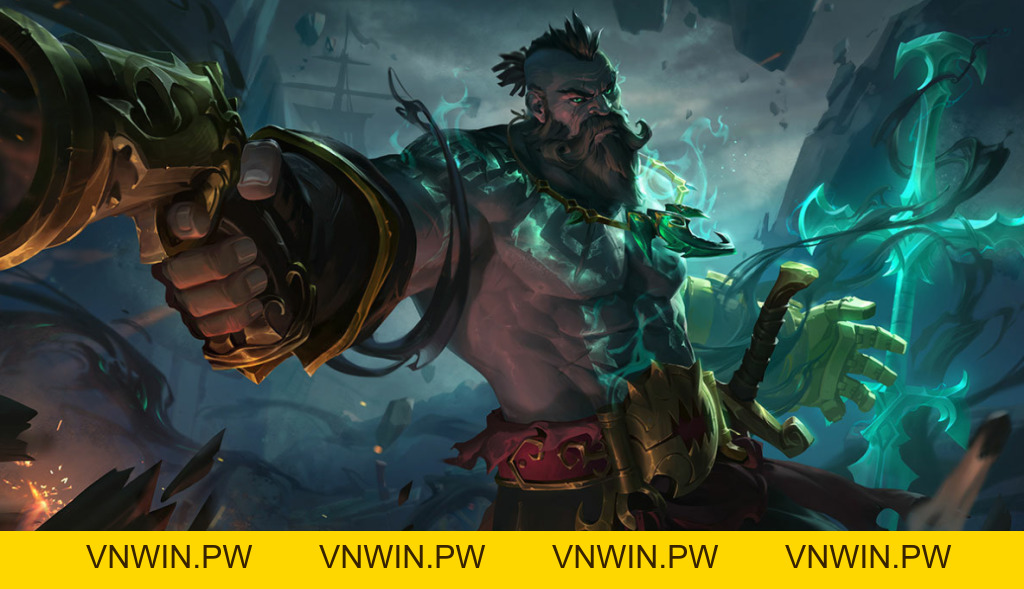 Gangplank LOL: Cướp Biển Nổ Súng Với Thùng Súng Chế Tạo Từ Vũ Khí Hủy Diệt